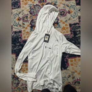Under Armour White Hoodie Sweatshirt